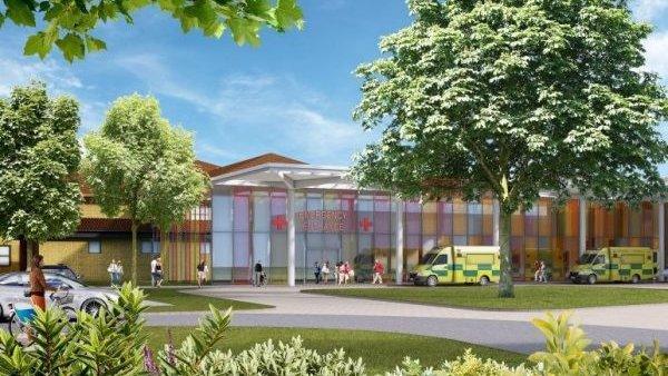 Artist's impression of the planned Emergency Centre in Shrewsbury