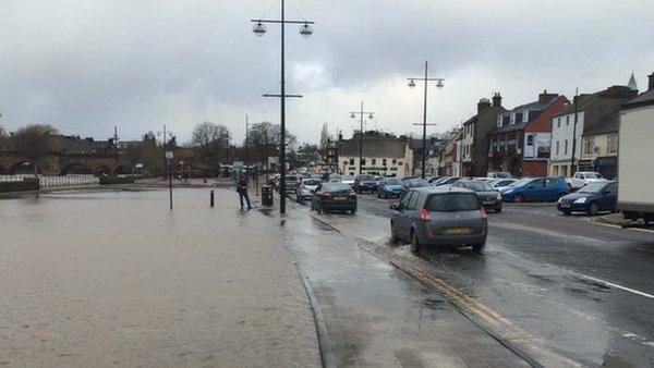 Flooding in Dumfries