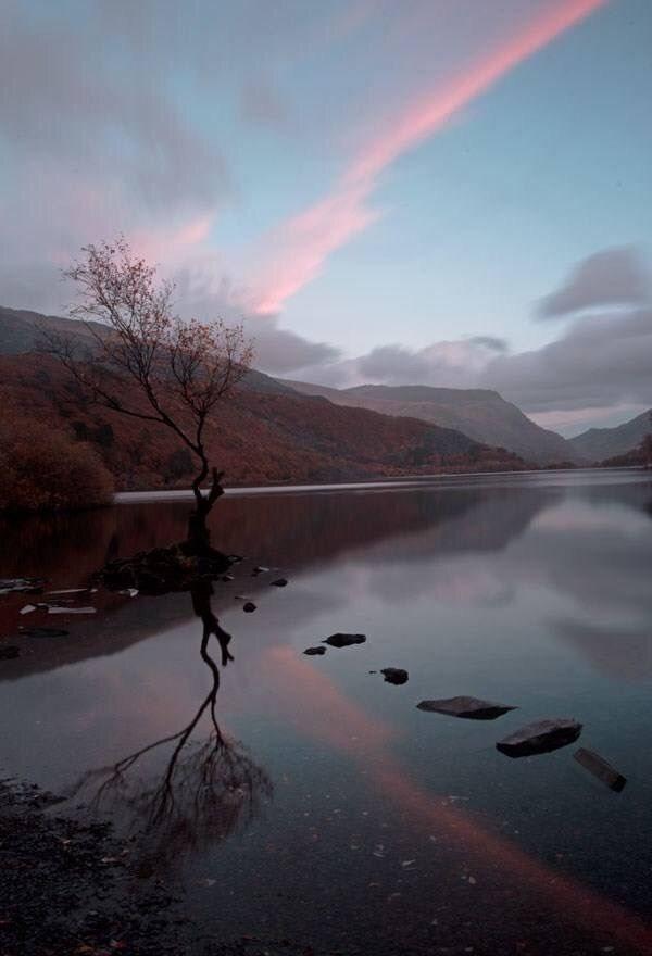 Llonyddwch Llyn Padarn // The stillness of Llyn Padarn