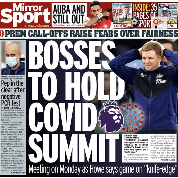 Daily Mirror back page