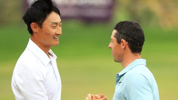 Li Haotong held off four-time major winner Rory McIlroy