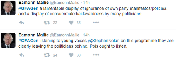 Eamonn Mallie Twitter