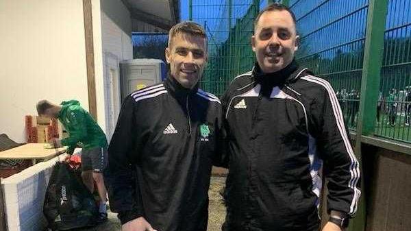 Seamus Coleman and Brian Dorrian