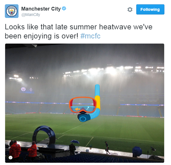 Man City tweet