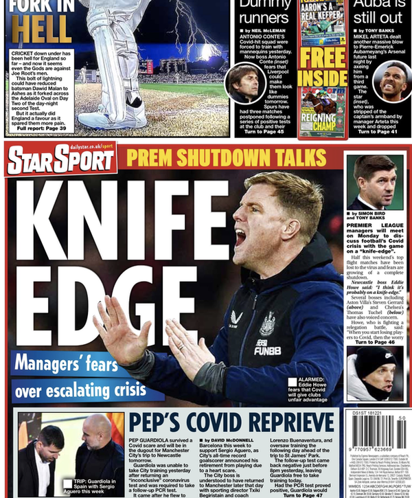 Daily Star back page