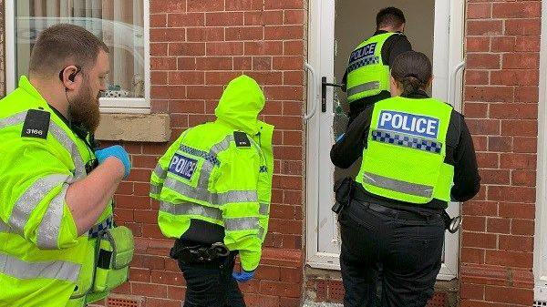 Police raid in Doncaster