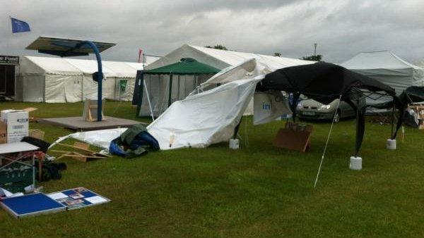 Gazebo at Suffolk Show