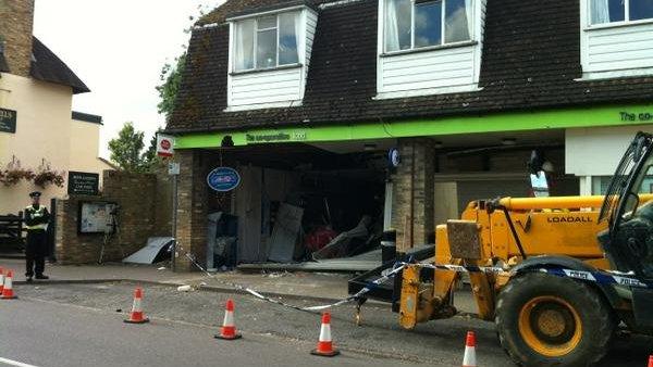 Co-op in Fulbourn after ram-raid