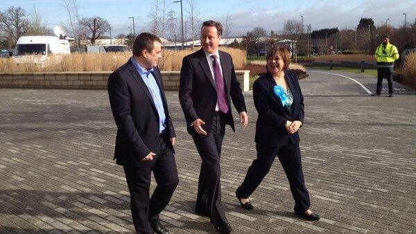 David Cameron in Eastleigh