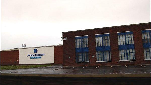 Alexander Dennis factory in Falkirk