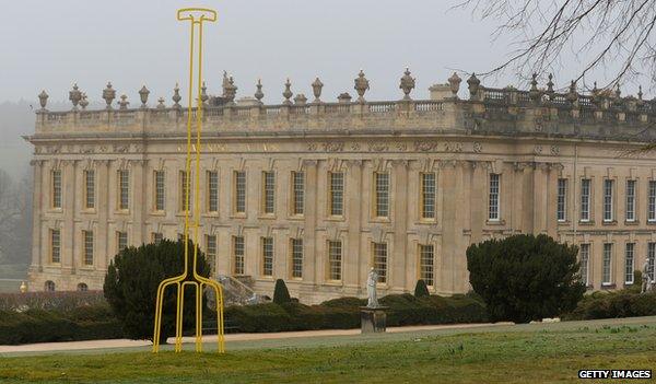 Michael Craig-Martin exhibition at Chatsworth House