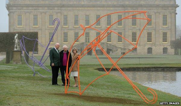 Michael Craig-Martin exhibition at Chatsworth House