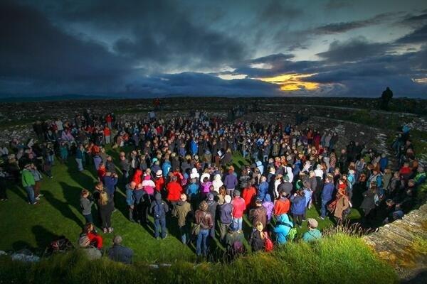 Summer solstice at An Grianán Ailigh