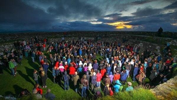 Summer solstice at An Grianán Ailigh