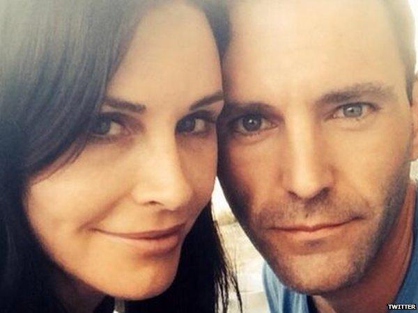 Courteney Cox and Johnny McDaid