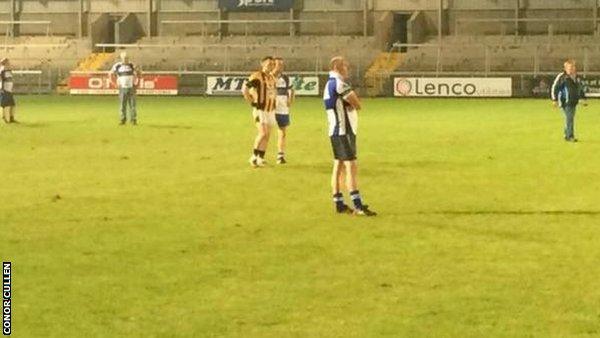 'Action' from the Crossmaglen v Dromintee Armagh Football Championship game