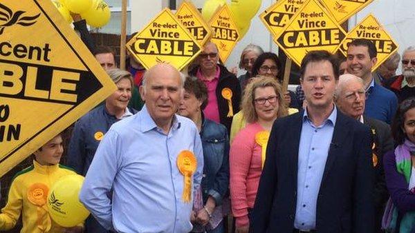 Vince Cable and Nick Clegg