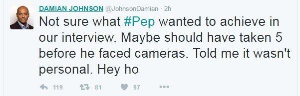 Damian Johnson tweeted