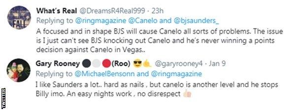 Twitter reaction to Canelo v Billy Joe Saunders