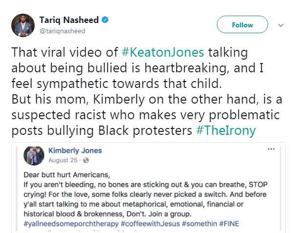 Tweet by Tariq Nasheed