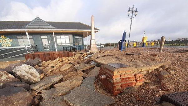 Trident memorial in Southsea