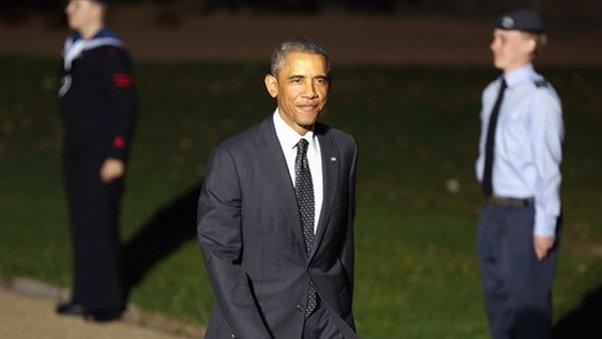 Barack Obama at Cardiff Castle