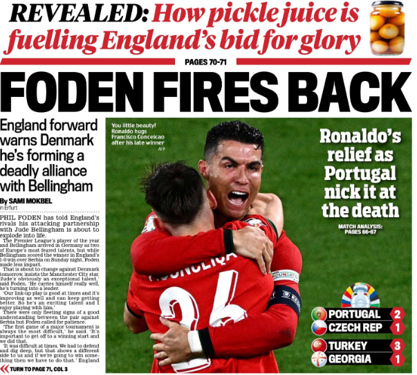 Mail back page