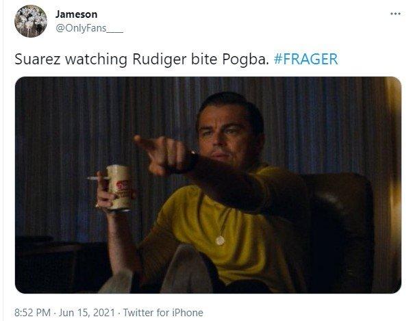 Twitter reacts to the Antonio Rudiger & Paul Pogba incident