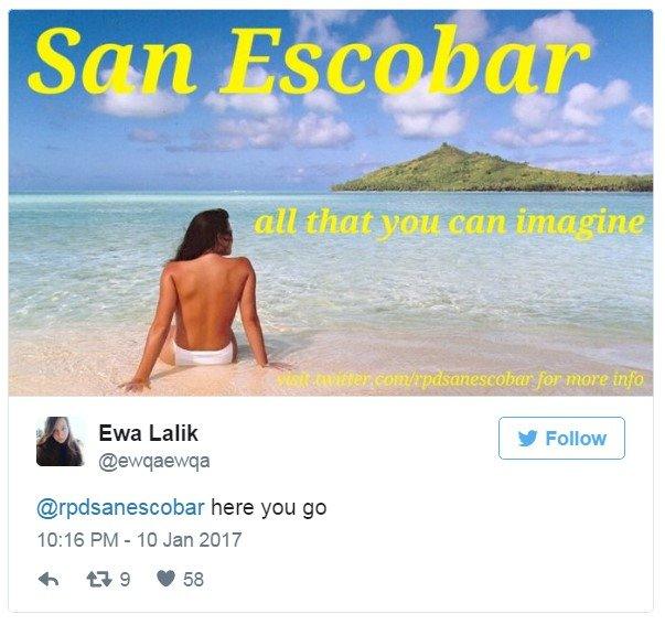 Tweet: San Escobar