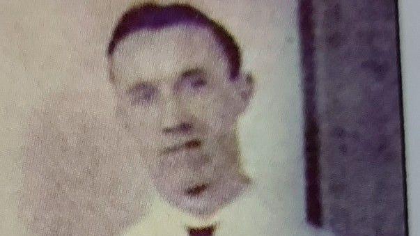 Sidney Daniels in his steward uniform whilst on the Titanic