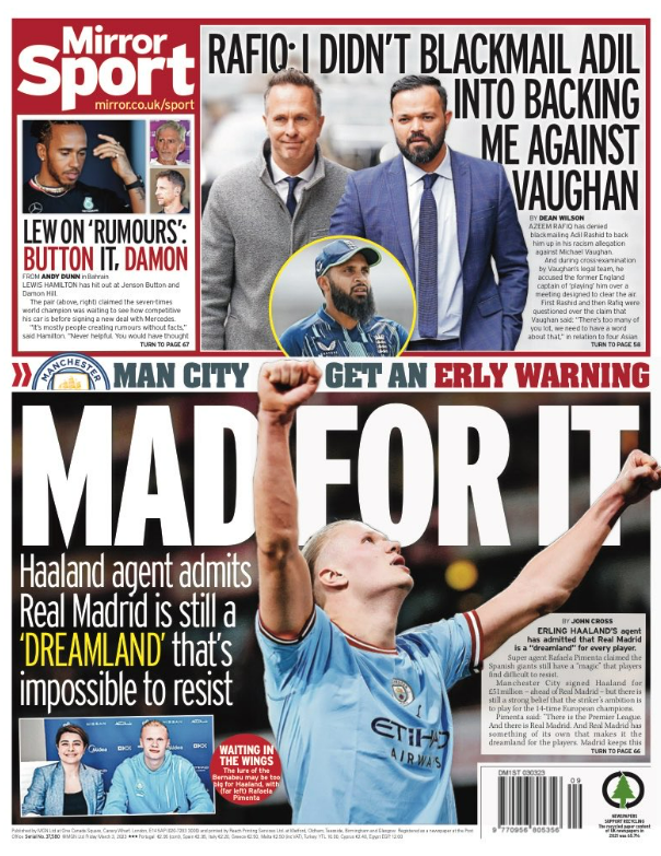 Mirror back page
