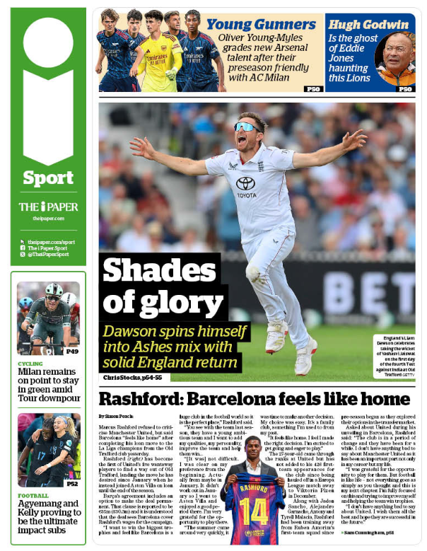 The i back page