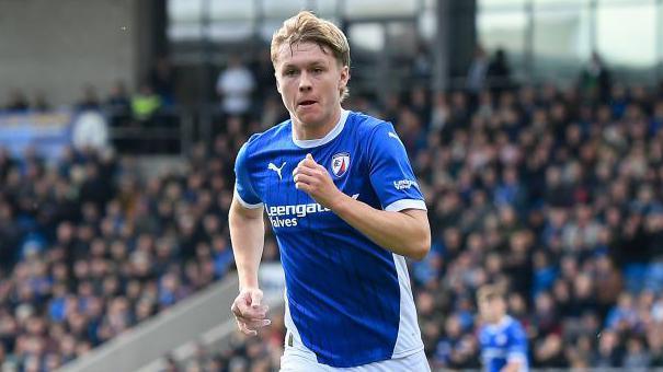 James Berry playing for Chesterfield this season