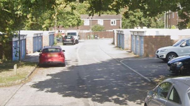 A google maps street view image of Landseer Close in Basingstoke