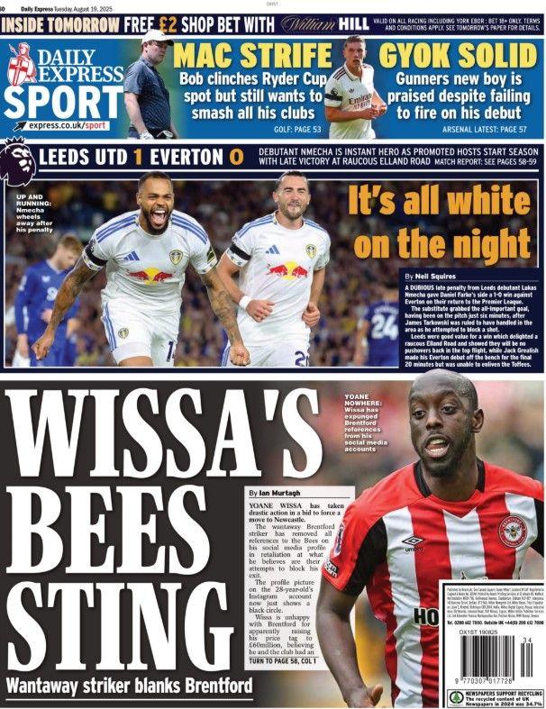Express back page
