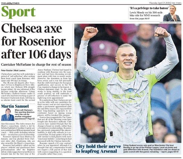 Times back page