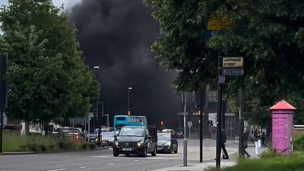 Smoke at Derby Bus Station