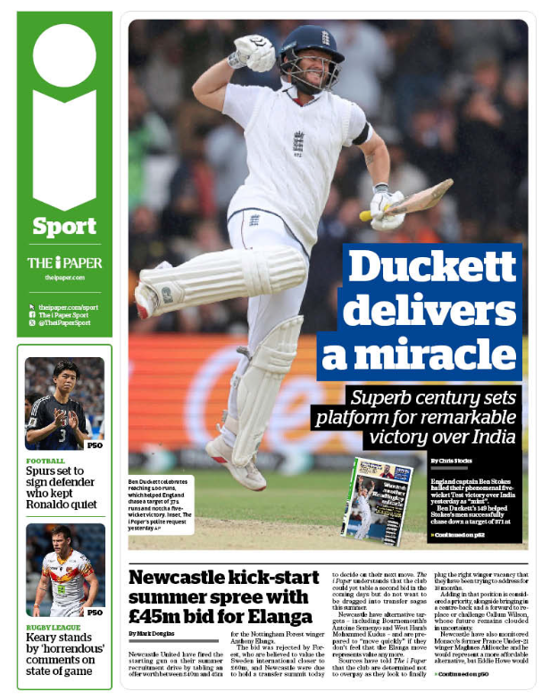 The i back page