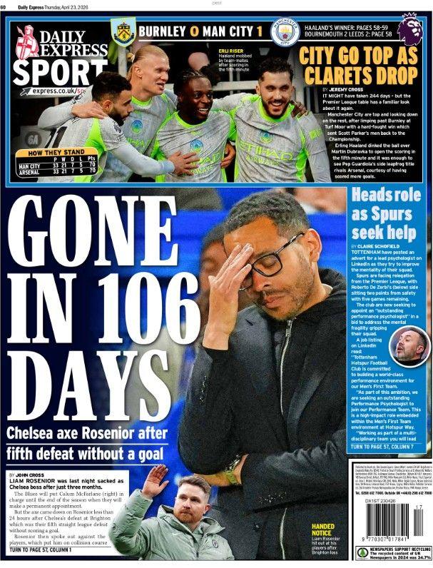 Express back page