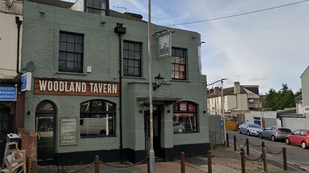Google photo of the Woodland Tavern on Canterbury Street in Gillingham 