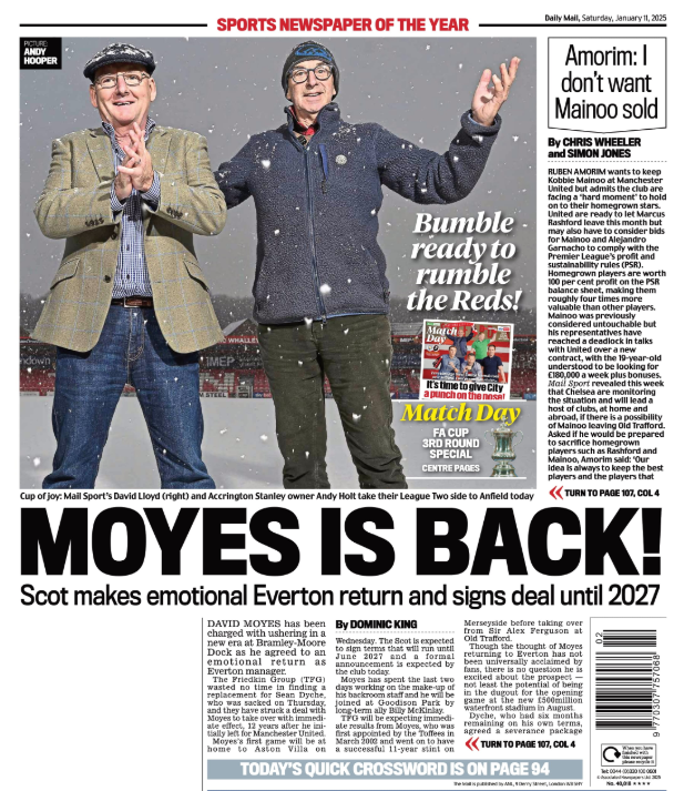 Mail back page