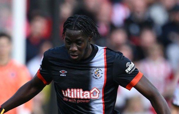 Luton Town striker Elijah Adbayo