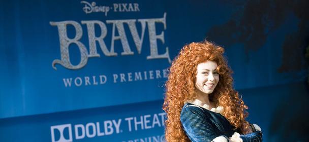 The character Merida at the premiere