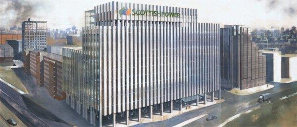 Artists impression of new Scottish Power building