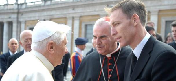 Pope, Cardinal O'Brien and Jim Murphy MP