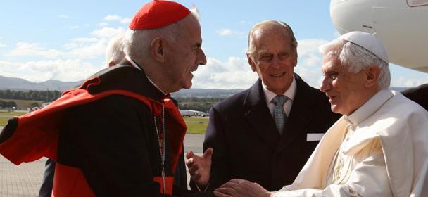 Pope Benedict meets Cardinal Keith O'Brien