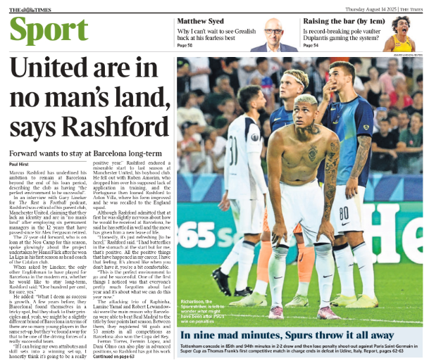 Times back page