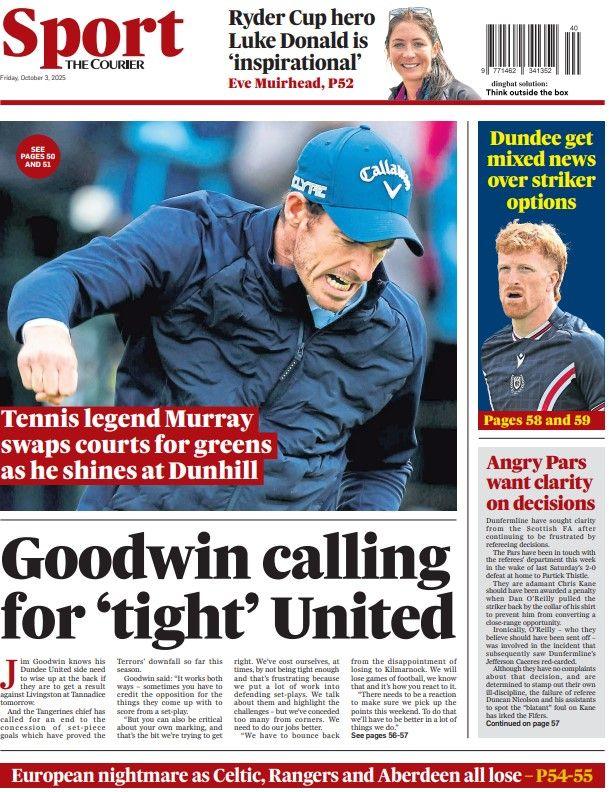 Courier back page