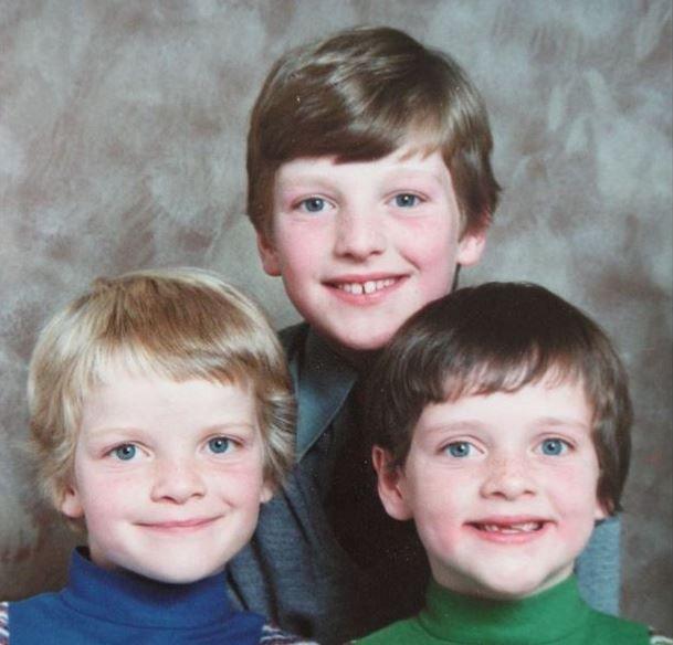 Liz Gardner, Rob Gibbs and Meg Parsons as children 