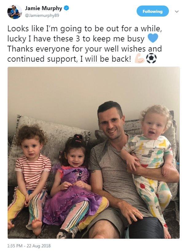 Jamie Murphy tweet